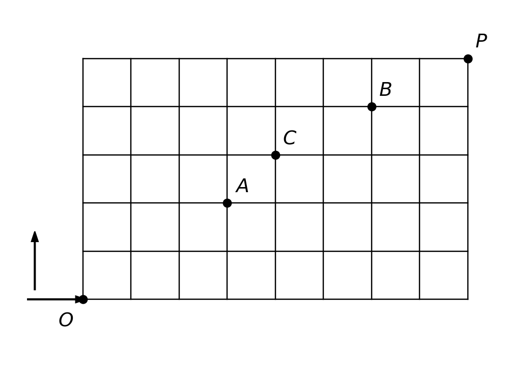 A clean, minimal horizontal row of twelve equally spaced hook icons, labelled 1 through 12 from left to right, with no posters shown. The illustration should make clear that the hooks are in a straight line and that four hooks may remain empty. Do not include coordinate axes, a grid, points, or unrelated labels.