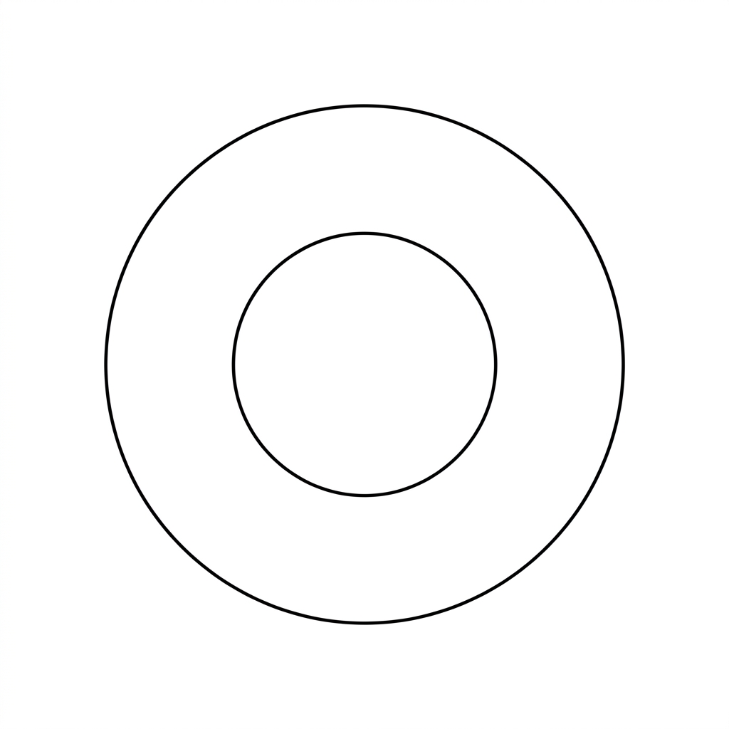 A blank circular planet centred in the space provided, with no field lines drawn.